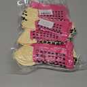 Aimery 4 Pairs Mens Grip Soccer Socks Non Slip Grippy Women Socks for Football Basketball Sports (One Size, 4pink)