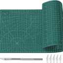 Self Healing 18"X12" Cutting Mat, A3 Sewing Mat Rotary Double Sided Thickened Mats for Crafts, for Sewing Crafts Hobby Fabric Precision Scrapbooking Project,Green (No1)