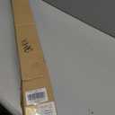 UNISHADES no Drill Cordless Roman Shades for Windows, 44" W × 64" H - 100% Blackout - Linen - Mist White