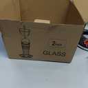 Kingsyard Glass Hummingbird Feeder for Outdoors Wild Bird Feeder with 6 Feeding Ports Hanging for Garden Yard, Green (Ant Moat Included) 2 pack