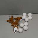 Indoor Snowball Fight Slingshot - Reindeer Slingshot Toy with 3 Balls - Shoots Balls Over 10 Feet - Cool Reindeer Toys for Kids - Sling Shot Reindeer Toy Shoots Fake Snowballs - Stocking Stuffers