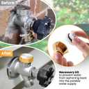 1 Pack Anti Siphon Valve Repair Kit, Vacuum Breaker Fix Set Compatible with Legend Valve LEG-108-903 T550 T550A, Frost Free Faucet Repair Kit for Outside Faucet Fix