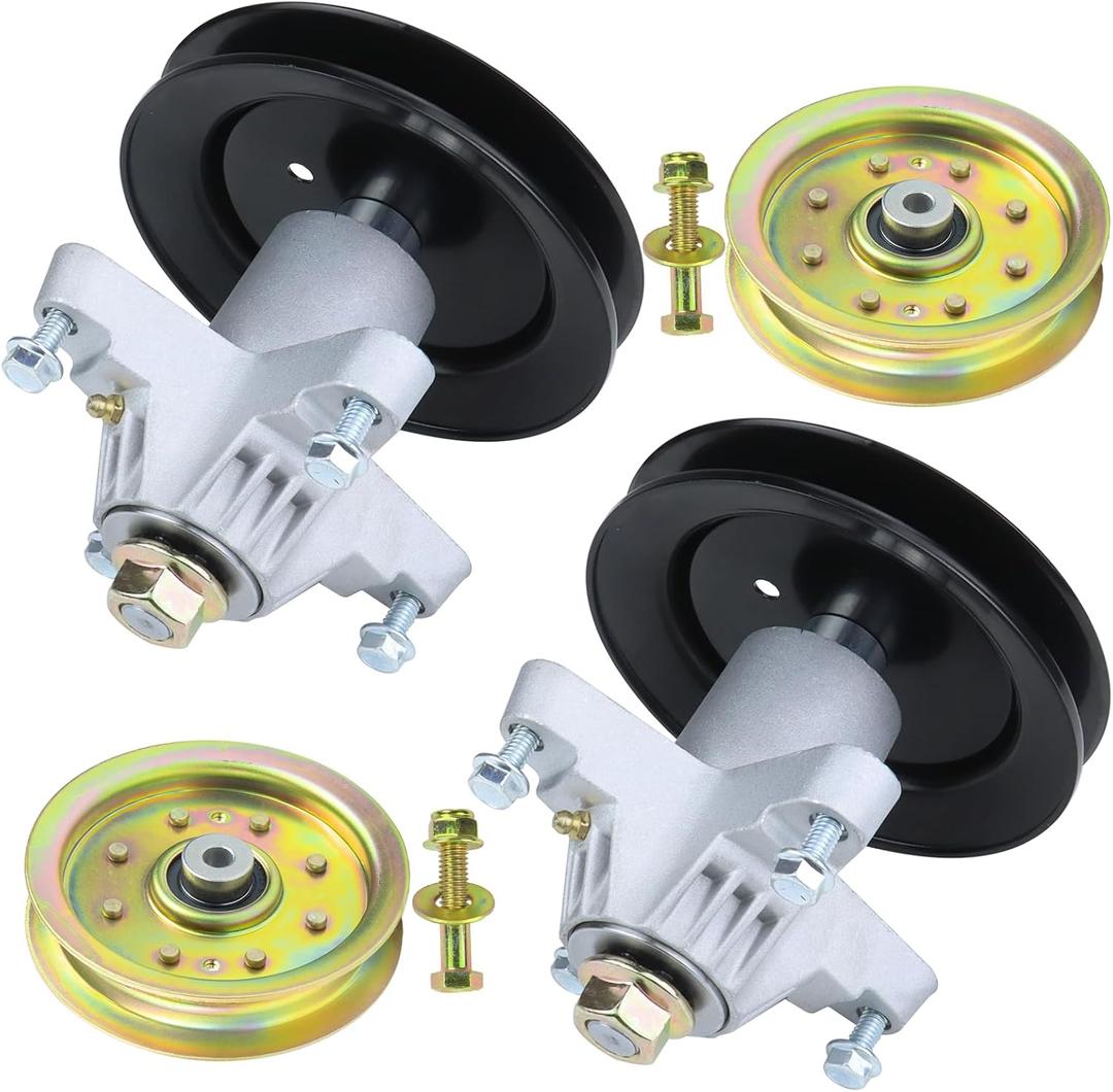 2 Pack 918-0624B Spindle Assembly with Pulley for Cub Cadet 42 Deck
Replaces 618-0624 918-0624 618 0624 918-0624A 618-0659 for Cub Cadet RZT 42 LT1042 LT1040, Troy Bilt Pony 42", MTD 42" Decks
