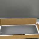 BAYKA Grey Floating Shelves for Wall, 22.5 inches Wall Mounted Rustic Wood Shelves for Bathroom, Bedroom, Living Room, Floating Shelves for Books/Storage/Decor (Set of 3) (F. Grey - Industrial Edge Style)