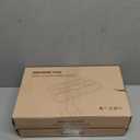 RHBLME 2 Pack Brownie Pan with Dividers, 12.2" x 7.7" x 1.6" Nonstick Carbon Steel Baking Loaf Pan Baking Pan, 18 Pre-slice Brownie Baking Tray for Bread Cookie Cake Fudges Chocolate