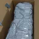 Bedsure GentleSoft Heated Blanket Electric Throw - Soft Ribbed Flannel Electric Blanket, Heating with 4 Time Settings, 6 Heat Settings, and 3 hrs Timer Auto Shut Off (50x60 inches, Light Grey)