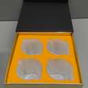 KANARS Old Fashioned Whiskey Glasses with Luxury Box - 10 Oz Rocks Barware For Scotch, Bourbon, Liquor and Cocktail Drinks - Set of 4 - Men Gift