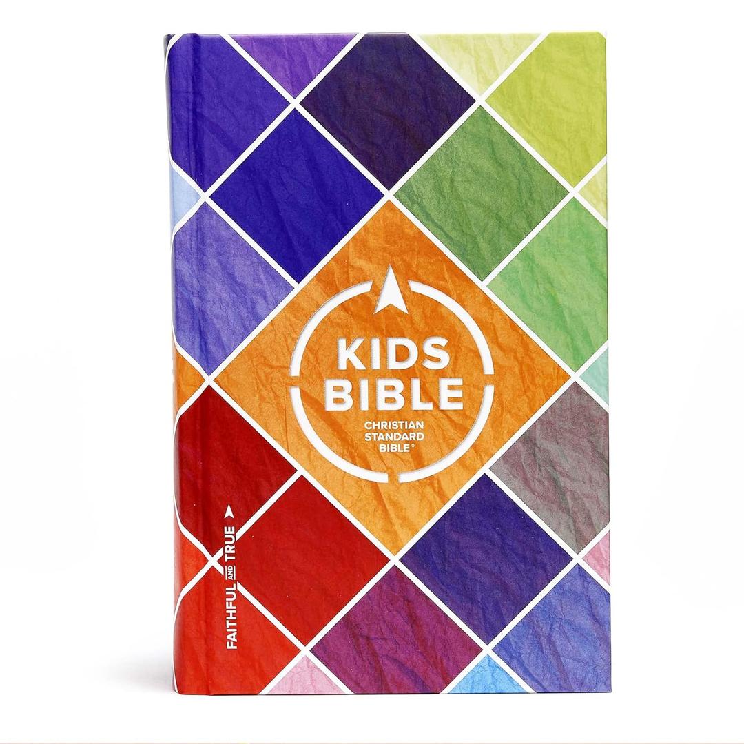 CSB Kids Bible, Hardcover, Red Letter, Presentation Page, Study Helps for Children, Full-Color Inserts and Maps, Easy-to-Read Bible Serif Type