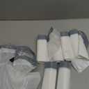 10 Gallon DrawString Strong Trash Bag Garbage Bag (10 Gallon(90 Bags), White)