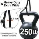 Thick Zip Ties Heavy Duty, 12 inch, Black, 250 lb High Strength, 75 Pack, Heavy Duty Zip Ties for Outdoor Use, Extra Wide & Strong UV Resistant Cable Ties, Wire Ties, SiKuLin
