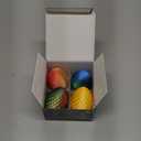 VivaNova 4 Pack 3D Printed Easter Dragon Eggs, Prefilled Easter Eggs with Articulated Mini Dragons Inside, Easter Basket Stuffers, Easter Egg Fillers, Dragon Fidget Toys, Classroom Exchange Gifts