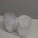 32 OZ Large Plastic Cups ReusableClear Unbreakable Iced Tea Tumblers, Set of 6 Stackable Drinking Cups for Poolside Party Home Travel BPA-free Top-rack Dishwasher Safe,Freezer Safe