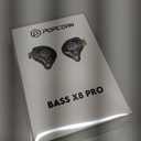 POPCORN Bass X8 Pro Type C in Ear Monitors Headphones Gaming Earbuds Headphones Stereo with Microphone (Black)