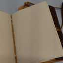 HLC Leather Journal Notebook6x8 in- Vintage Leather Bound Journals Handmade Rustic Finish Book for Men and Women Unlined Leather Craft Paper 300 Pages, Diary Pocket book To Write In