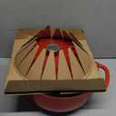 Lodge 6 Quart Enameled Cast Iron Dutch Oven with Lid  Dual Handles  Oven Safe up to 500 F or on Stovetop - Use to Marinate, Cook, Bake, Refrigerate and Serve  Island Spice Red