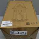 Kingsyard Metal Bird Feeder for Outdoor Hanging, Wild Bird Feeders with Circular Perch, Easy to Clean & Refill, 4 lbs Large Seed Capacity, Red