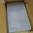 6 Pack Extra Large Pencil Box with Removable Divider, Thickened Pencil Case Bulk, Clear Crayon Marker Organizer Stackable Plastic Small Storage Containers for Pen Craft School Supplies (Multi)