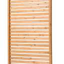 VEVOR Wooden Privacy Screen,36" W x 73" H Outdoor Privacy Screen, Freestanding Wood Privacy Panel with Stand,Outdoor Divider for Balcony Patio Lawn Garden