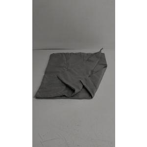 MIULEE Pack of 2 Decorative Outdoor Solid Waterproof Throw Pillow Covers Euro Sham Faux Linen Garden Farmhouse Cushion Cases for Patio Tent Balcony Couch Sofa 24x24 Inch Light Grey