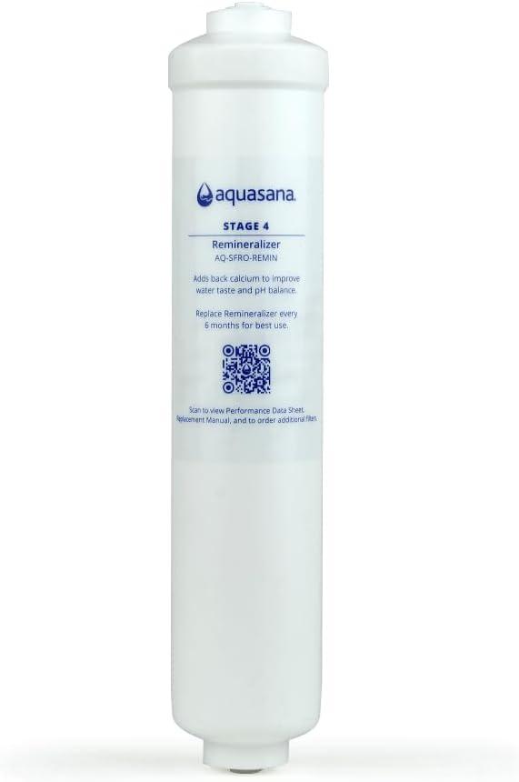 Aquasana SmartFlow Reverse Osmosis Water Filter Remineralizer Replacement Lasts 6 Months - Not Compatible with OptimH2O - Replacement only