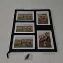 Great Lakes Memories GLM 4x6 or 5x7 Collage Picture Frames for Wall, Holds 5 Photos with Glass & Mat, 5x7 Picture Frame Collage, Picture Frames Collage Wall Decor (Modern Black) (1 Pack)