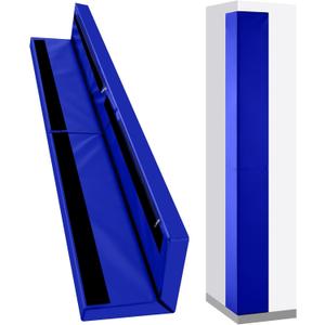 Wonderjune Wall Corner Guards and Edge Protector 6ft Blue Gym Wall Padding Heavy Duty Protective Safety Padding for Gym, Baby, Home, Garages, Kindergarten, Basketball Court, Playrooms, Etc