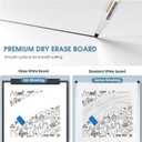 MaxGear Large White Board Easel Stand, 40" x 28" Double Sided Dry Erase Board with Stand, Height Adjustable and 360 Degree Rotation Classroom Easel for Home & Office Flip Chart Stand