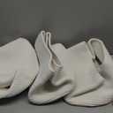 OIAHOMY 4 Pack 14.17 * 11.02 * 6.3IN Storage Baskets for Organizing Shelves, Woven Rope Baskets for Organizing Books, Clothes, Decorative Basket for Living Room, Nursery, Bedroom, Gift Basket, White