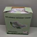 Sensory Chair for Kids, Inflatable Rocking Chair for Kids with Autism & ADHD, Air Cloud Rocker for Toddler as 3 4 5 6 7 8 Year Old Boy Girl Gifts, Autism Sensory Products Training Body Coordination (Grey)