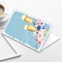 3 x Happy Anniversary Card For Son and Daughter-in-Law,Wedding Gifts, Eco-Friendly with Premium Envelope 5.3in x 8in