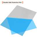 6061 T651 Aluminum Sheet Metal 12 x 16 x 1/16 (0.06) Inch Plain Thin Aluminum Plate Covered with Protective Film, Heat Treatable Rectangle 1.5MM Aluminum Metal Plate for Industrial, Crafting