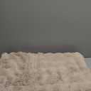 blunique Ultra Soft Cozy Faux Fur Throw Blanket, Fuzzy Plush Thick Bubble Blanket, Luxury Fluffy Blanket for Couch, Sofa, Bedroom, and Living Room, 50x60 Inches, Cream White