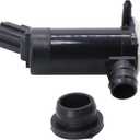 HiSport 6F9Z-17664-A Windshield Washer Pump - Compatible with Ford F-150 Expedition Explorer Focus Five Hundred Freestar Freestyle Excursion Explorer Sport Trac