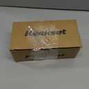 Kwikset Pismo Interior Passage Door Knob, Handle For Closet and Hallway Doors, Non-Locking Doorknob in Matte Black, with Microban Protection (1 Pack)