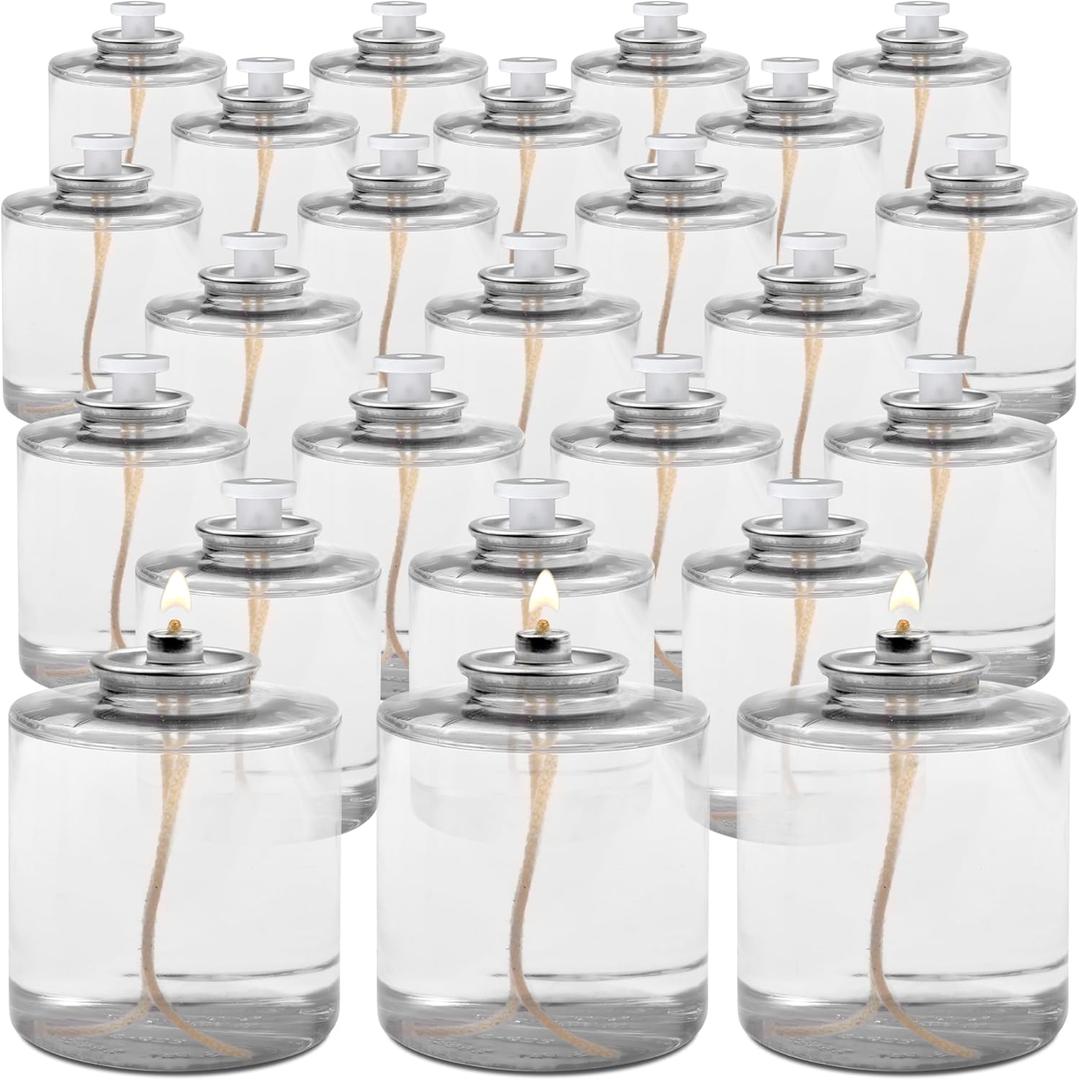 Hyoola Long Burning Liquid Candles - 80 Hour Burn Time, 24 Pack - Survival & Emergency Use Hyoola Long Burning Liquid Candles - 80 Hour Burn Time, 24 Pack - Survival & Emergency Use