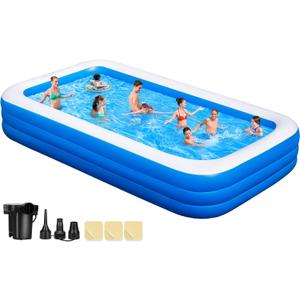 Large Inflatable Pool (1, Blue)