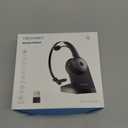 TECKNET Wireless Headset for Work, 40Hrs Worktime AI Noise Cancelling Computer Headphones with Charging Base, Bluetooth Headset with Mic & USB Dongle for PC/Laptop/Call Center