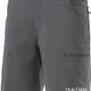 HUK Men's Next Level Quick-Drying Performance Fishing Shorts (XX-Large, Charcoal - 10.5")