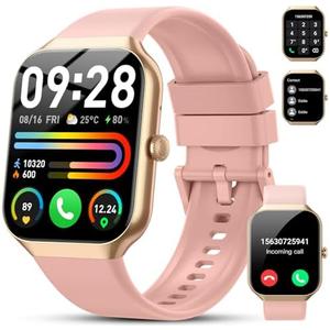 Motast Smart Watch(Answer/Make Call), 1.96" HD Smartwatch for Men Women, 2025 Fitness Activity Tracker with 110+ Sport Modes/Heart Rate/Sleep Monitor/Pedometer, IP68 Waterproof Fitness Watch for Android iOS