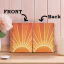 SNNDER Retro Boho Sun Sunrise Sunset Sunshine Spiral Notebooks, Aesthetic Notebook for Note Taking, Vintage Boho Journal Notebook Gifts for Women Teen Girls, 5.5x8.3 Inch