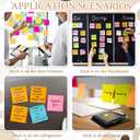 12 Sets Teacher Appreciation Gift Sticky Note Holder with PU Leather Box, Thank You Motivational Pen Holder Bulk Inspirational Gift for Teachers, Coworkers, Employee, Nurse, Staff