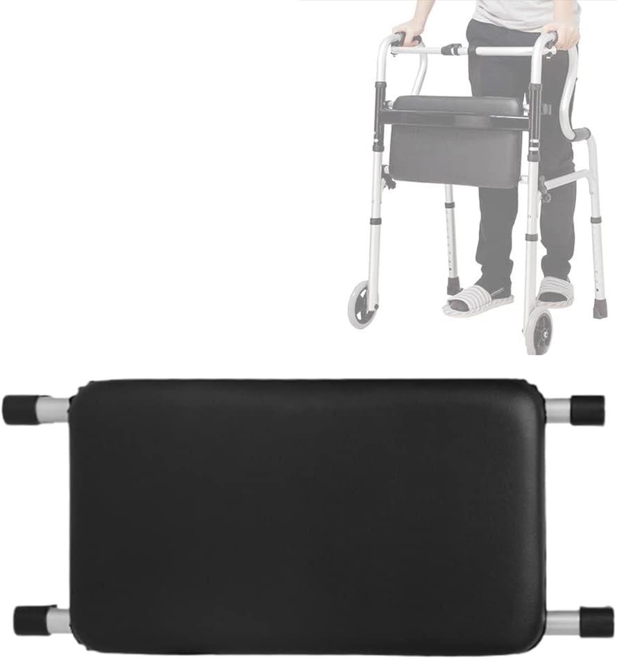 Walker Rest Seat for Attachable Seat Folding Walker, Maximum Weight Capacity of 250 Pounds, Adjustable Range:20"~24" (B)