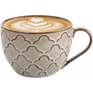 Ceramic Extra Large Coffee Mugs with Handles, 24 oz Coffee Cups, Large Soup Mugs for Cappuccino, Ramen, Oatmeal, Soup Mugs with Handles, Dishwasher and Microwave Safe(Reactive Glaze Grey)