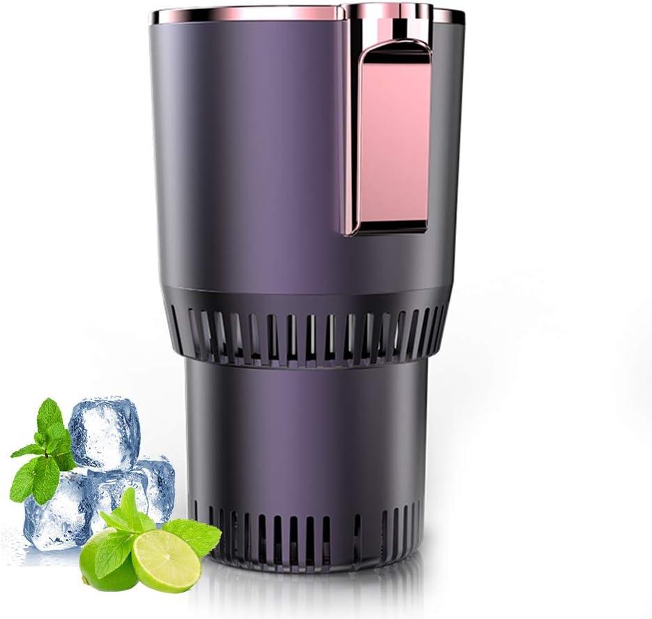 Home & Car Cup Cooler Warmer Quick Electric Cooling Cup -3℃~58℃ Heat and Cold Insulation Drink Cooler Cup Coffee Warmer for Office/Road Trip