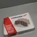 Brake Caliper Compression Tool, Caliper Piston Compressor Tool With Additional 2 pcs Large Steel Plate and 2 Hooks, 360°Adjustable Brake Caliper Tool for Single Twin Quad Piston Calipers (Red)