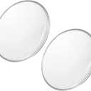 MECCANIXITY 10 Inch Drum Head Drum Skin Sound Controlled PET Material, Transparent, Pack of 2