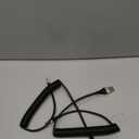 USB C Cable Fast Charging, 2Pack 3ft Coiled USB A to Type C Charge Cord for Car, USB-C Charging Cable Compatible with iPhone 17/16/15/Samsung Galaxy S20 S10 S9 S8 Plus Note 10 and More USB C Devices (Silver)