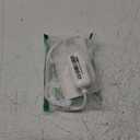 Short Flat Extension Cord 1.5ft, ETL Listed, NUTICT Indoor 3 Prong Extension Cord Flat Wall Plug with Outlet Cover, 900J Surge Protector, Small Outlet Extender Hidden for Kitchen Bathroom, White