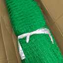 HIDALIFE Temporary Fence with Posts,3x50 Safety Barrier for Dog Snow Plastic Mesh Fencing with Fiberglass Stake Windbreak Rope,Movable Fencing Roll for Garden Backyard Outdoor Animal Protect