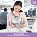 2 x 2026 Planner, Weekly and Monthly Calendar Planner Book, Jan 2026 - Dec 2026, Planning Agenda for Desk Accessories and School Supplies - A5 (6.3'' x 8.5'') (Violet)